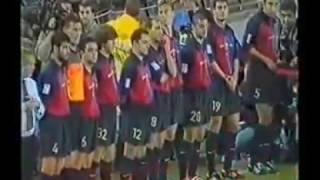 RIVALDO BICYCLE KICK GOAL RIVALDO HAT TRICK VS VALENCIA 200001  GREATEST PERFORMANCE [upl. by Artek]