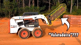 Mini Carregadeira BobCat Com Implemento quotValetadeiraquot  Como Funciona [upl. by Monika26]