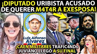 ¡Diputado uribista quiso M4T4R a exesposa CAEN militares TR4FIC4ND0 Juvinao llegó a final expuesta [upl. by Binetta405]