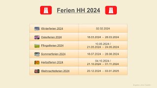 Ferien HH 2024 [upl. by Habeh]