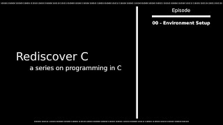 00  Environment Setup [upl. by Annabella]