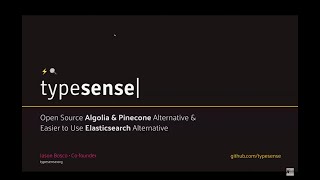 Typesense  An easier faster open source alternative to Elasticsearch [upl. by Linis]