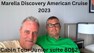 Day 10 of our Marella Discovery American Cruise 2023  Cabin tour [upl. by Yllod237]