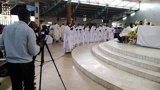 Nimtume nani  Rt Rev Dominic Kimengich Bishop Catholic Diocese of Eldoret ordaining 10 Deacons [upl. by Ahsiram]