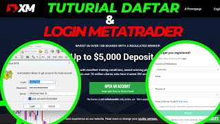 Panduan Lengkap Daftar XM amp Login MT4 [upl. by Netsirc326]