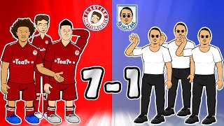 71 Bayern Munich vs RB Salzburg Champions League Goals Highlights 22 Lewandowski Hattrick [upl. by Ernaline700]