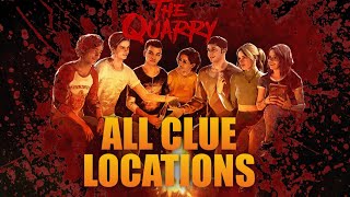 The Quarry All Clue Locations  Meddling Kids Achievement  Trophy Walkthrough Guide [upl. by Siberson343]