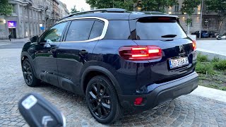 New CITROEN C5 Aircross 48V HYBRID 2024  EVENING POV test drive [upl. by Nerol]