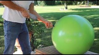 How to Inflate a Gymnic Ball [upl. by Merrily371]