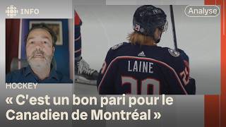 Le joueur de hockey Patrik Laine échangé au Canadien de Montréal  Dabord linfo [upl. by Ferdinanda110]