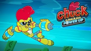 Chuck Chicken Power Up  The Sea Lords Trident  Super ToonsTV [upl. by Marilin948]