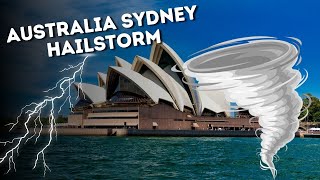 Breaking news Hail storm hit Sydney Australia [upl. by Koch]