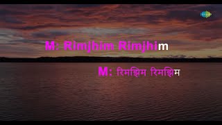 Rim Jhim Rim Jhim  Kumar Sanu  Kavita Krishnamurthy  Karaoke Song with Lyrics [upl. by Venn]