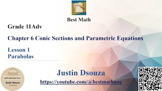 Parabolas  Conic Sections and Parametric Equations [upl. by Anse]