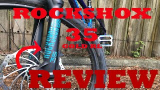 Rockshox 35 gold RL  REVEIW [upl. by Phineas]