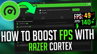 🔧How To Boost FPS In Any Games with Razer Cortex ✅ Improve Windows 10 Performance [upl. by Calore899]