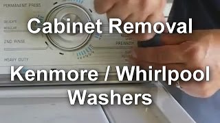 Whirlpool  Kenmore Washer  How to Remove the Outer Case [upl. by Blythe]