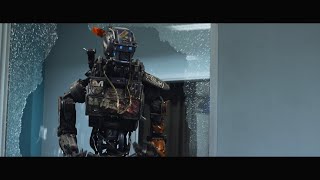 Chappie quotNow I forgive you bad manquot Hugh Jackman Sigourney Weaver scene [upl. by Nylaehs]