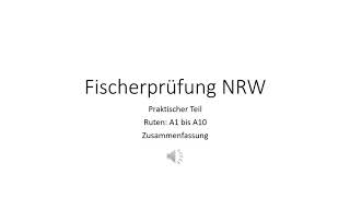 Fischerprüfung NRW  Zusammenfassung des praktischen Prüfungsteils [upl. by Lorelle157]