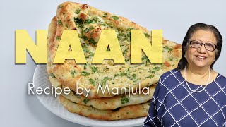 Naan Bread Recipe  How To Make Naan Bread at Home by Manjula [upl. by Akfir]