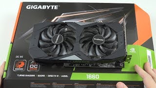 Gigabyte Windforce GTX 1660 OC Unboxing and Test Non ti 220 USD version [upl. by Niwled]