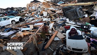 6 killed in deadly Tennessee tornadoes cleanup underway [upl. by Gawain]