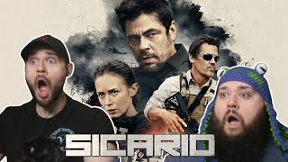 SICARIO 2015 TWIN BROTHERS FIRST TIME WATCHING MOVIE REACTION [upl. by Yeorgi]