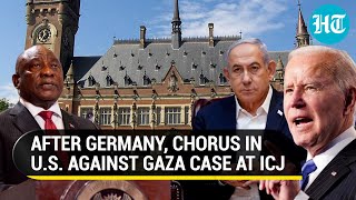 Gaza Genocide Case At ICJ 210 US Congress Members Blast South Africa After Germany [upl. by Jedlicka]