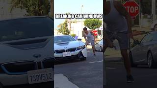 Breaking Car Windows Prank JoeySalads Pranks funny [upl. by Mosa650]