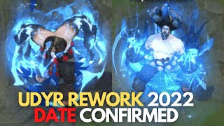 Udyr Rework 2022 Date is CONFIRMED  League of Legends [upl. by Odele371]