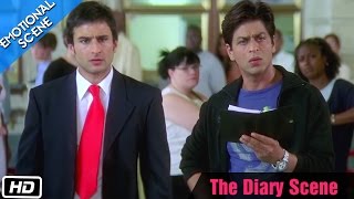 The Diary Scene  Emotional Scene  Kal Ho Naa Ho  Shahrukh Khan Saif Ali Khan amp Preity Zinta [upl. by Kcirderfla]