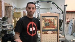 163  How to Build a Calendar Frame Part 2 of 2 [upl. by Orten]