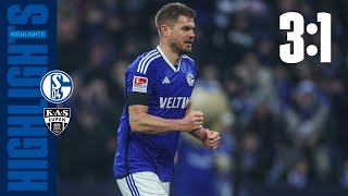 Sieg im letzten Test der Vorbereitung  HIGHLIGHTS  FC Schalke 04  KAS Eupen 31 [upl. by Siladnerb]