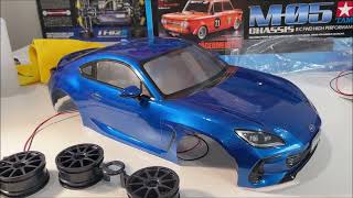 Tamiya Toyota GR 86 124 Scale Model Build [upl. by Salchunas]