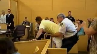 Redneck Tries To Attack Man In Court For Stabbing His Brother Over 69 Times [upl. by Teerprug569]