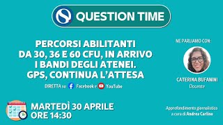 Percorsi abilitanti da 30 36 e 60 CFU in arrivo i bandi degli atenei GPS continua l’attesa [upl. by Dixie937]