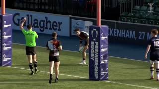 Academy Highlights Harlequins U18s v Yorkshire Rugby Academy U18s [upl. by Hobard]