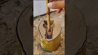 cake satisfying pottery experiment copper diy صناعات واختراعات من صهر المعادن صب [upl. by Redmond148]