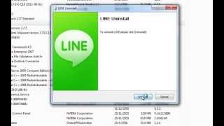 How to uninstall LINE PC [upl. by Shaefer]