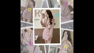 Korean Style Two Piece Dress Set Women Elegant Blazer Coat  Strap Dress Set Female Casual France [upl. by Gilburt563]