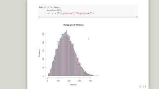 Weibull Distribution  Worked Example with Simulated Values [upl. by Drus688]