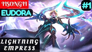 Lightning Empress Rank 2 Eudora  IISONGII Eudora Gameplay and Build 1 Mobile Legends [upl. by Houlberg621]