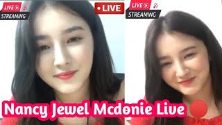 Nancy Jewel Mcdonie Live For Lovely Fans 2023 낸시 쥬얼 모모란 첫 라이브 2023 [upl. by Yelreveb]