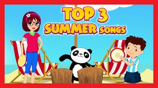 Top 3 Summer Songs  Dance Song for Kids  Best Songs for Kids  Nursery Rhymes  T Series Kids Hut [upl. by Amalea411]