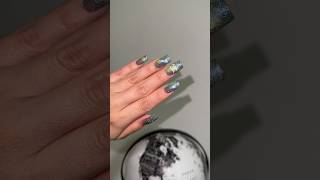 Born Pretty Aquarius press on nails shorts gelxnails pressonnails [upl. by Galateah]