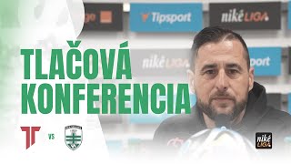 Pozápasová tlačová konferencia AS Trenčín  MFK Skalica 2kolo nadstavby 2324 [upl. by Zingg732]