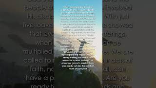 Small Acts Of Faith Can Have A Profound Impact shorts  Matthew 141321  8524 Jesus God [upl. by Dnomed]