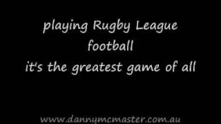 Rugby League  quotThe Rugby League Song 1981quot by Danny McMaster [upl. by Danila]