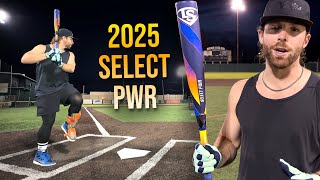 Hitting with the 2025 SELECT PWR  BBCOR Baseball Bat Review [upl. by Rhodes]