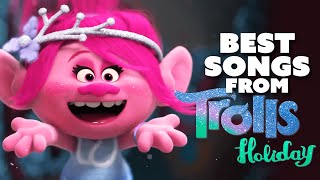 Best Songs from Trolls Holiday ft Anna Kendrick amp Justin Timberlake  TUNE [upl. by Nimesay]